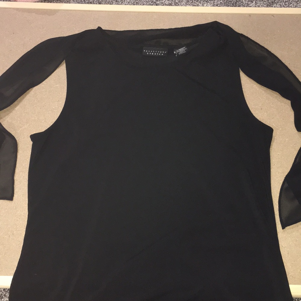 Black dressy/ work tank top